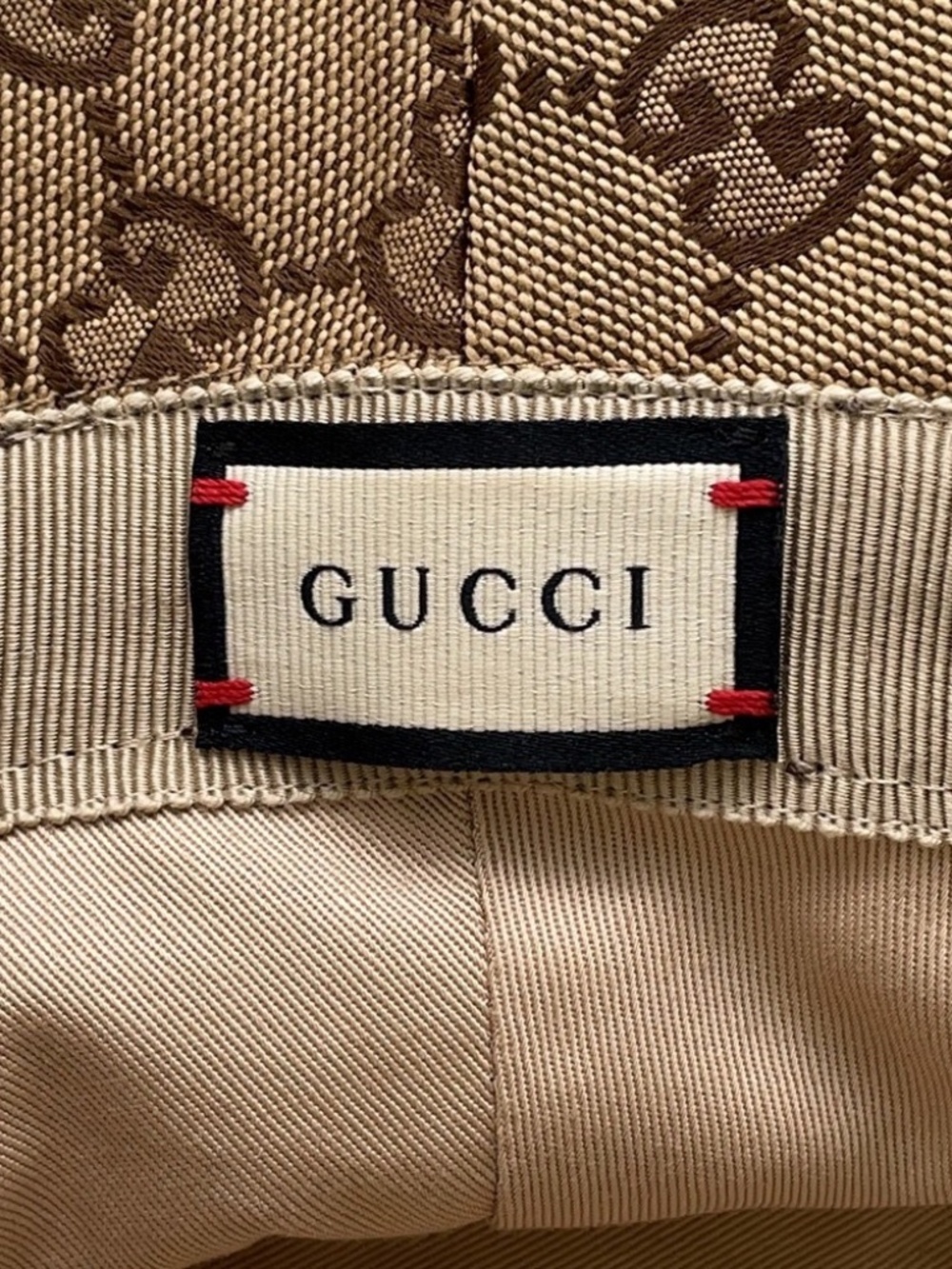 GUCCI GG Canvas Fedora Hat Size M - Picture 6 of 8